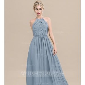 JJ’s House Dusty Blue Bridesmaid Dress